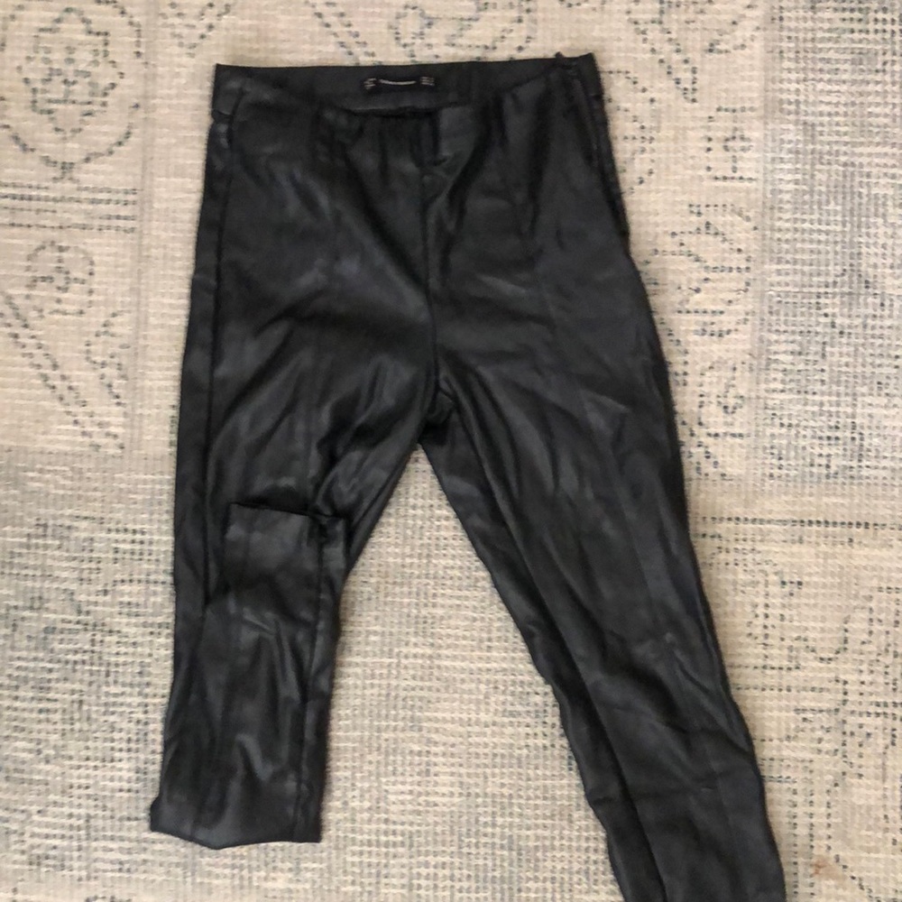 Zara leather pants